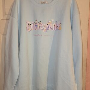 Disney Pastel Blue Women's Crew Neck Sweater